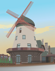Bevo Mill, illustration by Janet Muhm
