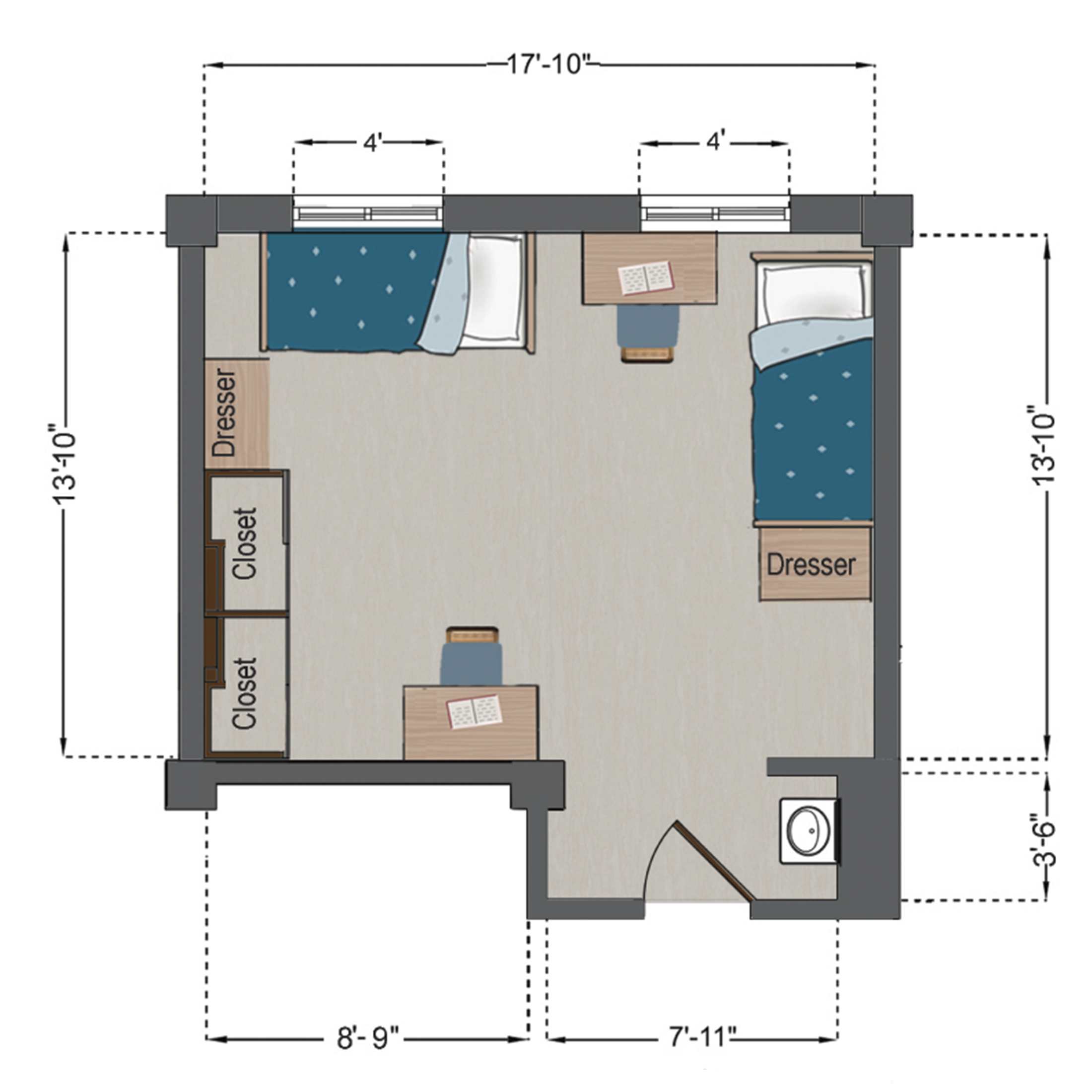 Fusz Hall Double Fusz Hall Double