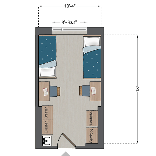 Griesedieck Hall Double Floor Plan Griesedieck Hall Double Floor Plan