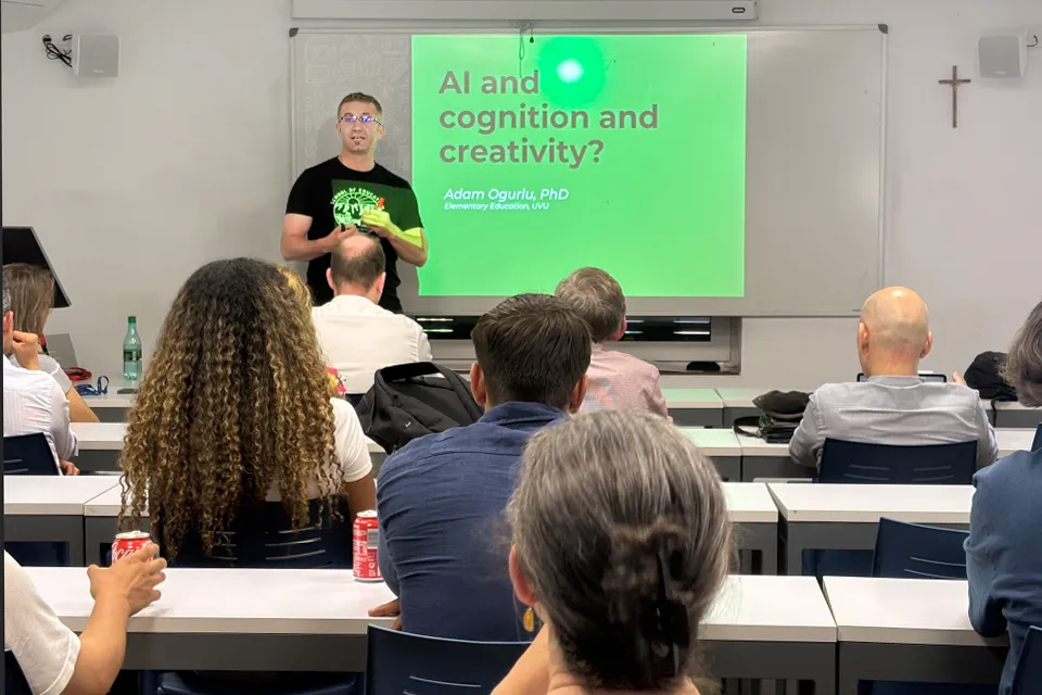 Utah Valley University AI Expert Visits SLU-Madrid
