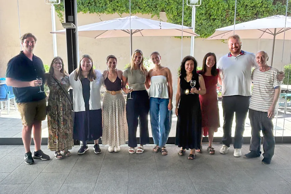 SLU-Madrid Celebrates M.A. in Spanish Graduates at July 22 Reception