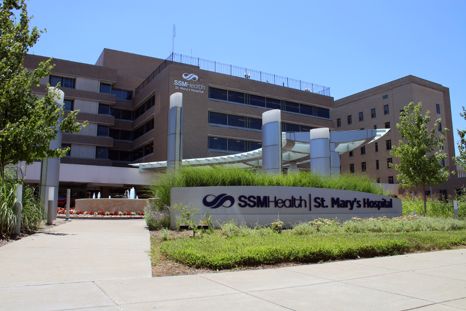 Exterior view of St. Mary's Hospital St. Mary's Hospital