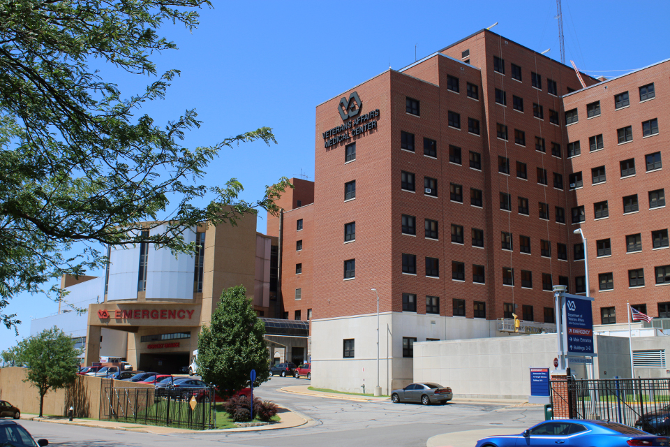 Exterior view of the V A Hospital St. Louis Veterans Administration Hospital