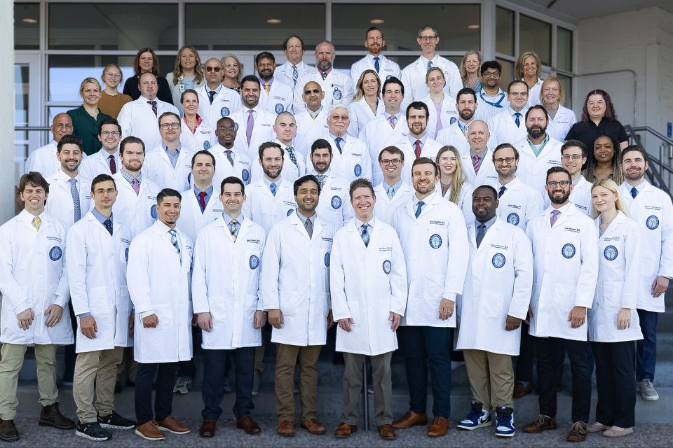 A group photo of faculty in the Department of Orthopaedic Surgery