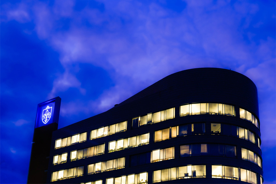 An exterior shot of Doisy Research Center An exterior shot of Doisy Research Center