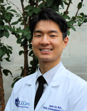 Jason Lin, M.D. Head and shoulders portrait of Jason Lin, M.D.