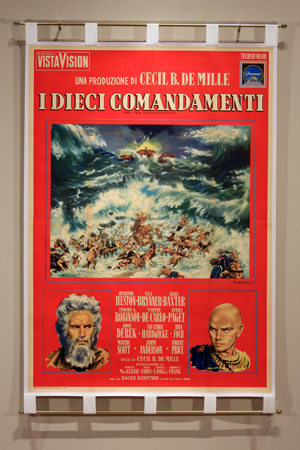 Promotional poster for The Ten Commandments (1956). Photo by Jeffrey Vaughn. Promotional poster for The Ten Commandments (1956). Photo by Jeffrey Vaughn.