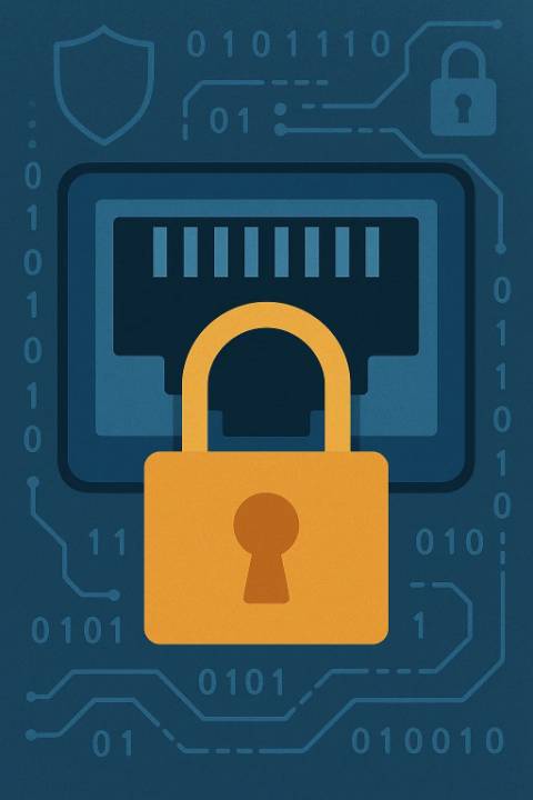 Network security abstrat image.